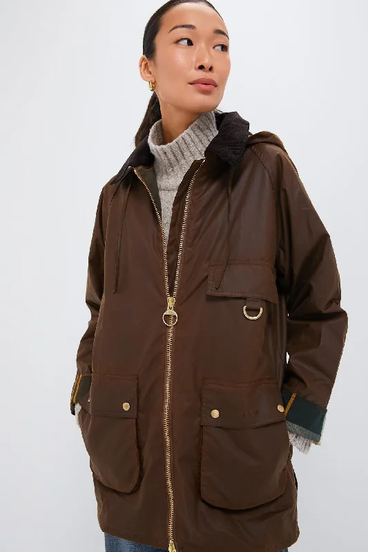 Women's Clothes And Garments Bark Highclere Wax Jacket