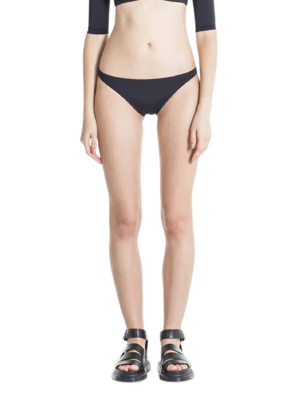 Modern Women's Apparel Diane Cheeky Bikini Bottom In Black