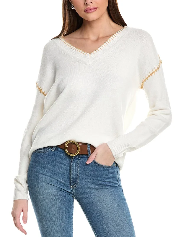 Women's Contemporary Apparel Vince Camuto Whipstitch Sweater