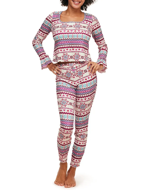 Women's Clothing Sets Audra Women's Pajama Long Sleeve Top & Legging Set
