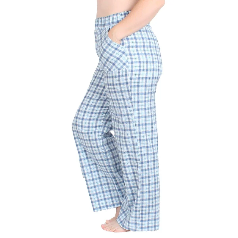 Timeless Women's Apparel Plaid Flannel Lounge Pant