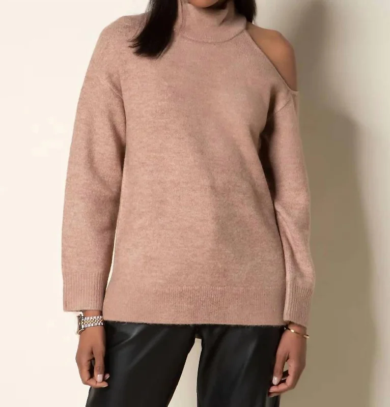 Women's Night-Out Clothes Lolita Sweater In Pale Camel