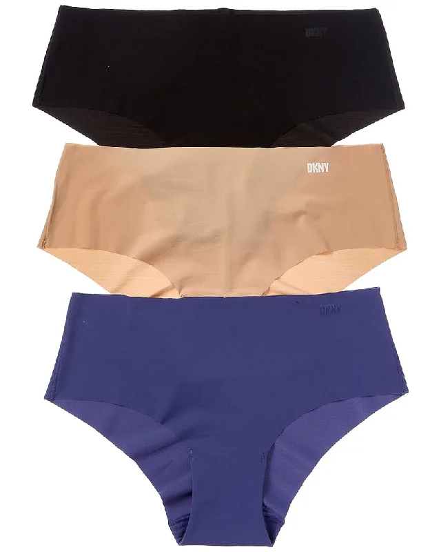 Women's Office Clothing DKNY 3pk Laser-Cut Anywhere Hipster
