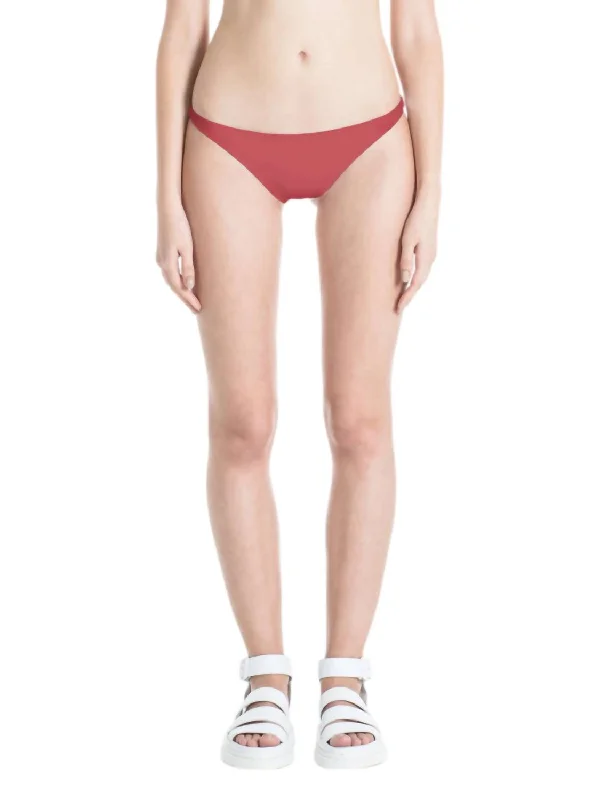 Women's Everyday Garments Diane Cheeky Bikini Bottom In Terracotta