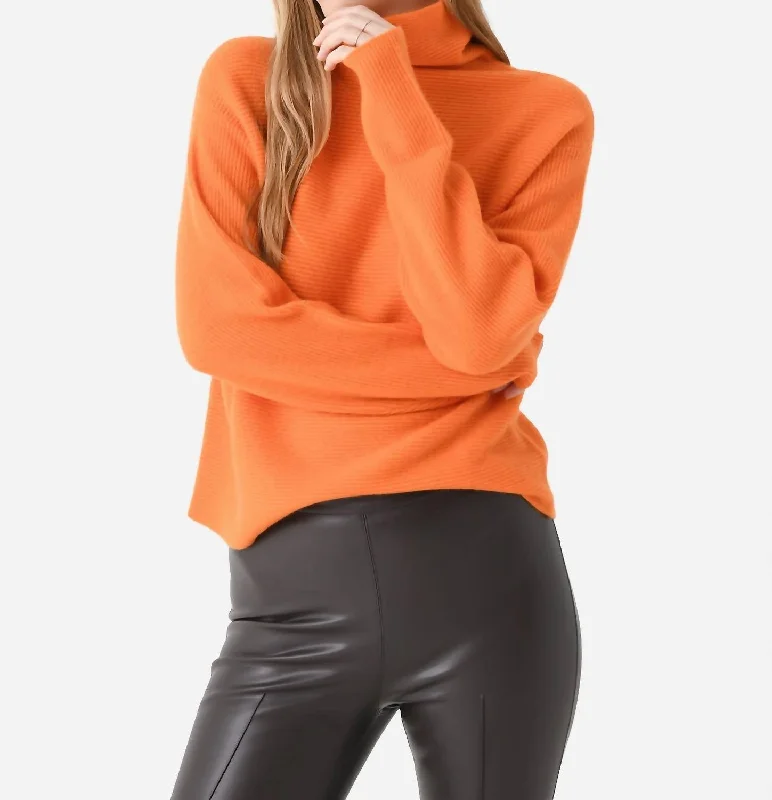 Women's Casual Wear Outfit Leland Sweater In Tangerine