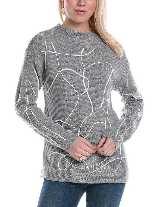 Women's Night-Out Clothes Joseph A. Wool-Blend Sweater