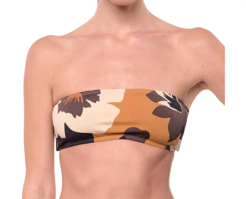 Women's Wedding Apparel Giovanna Bandeau Bikini Top In Floral Print
