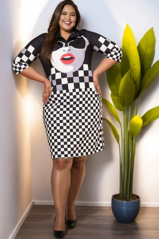 Best Sellers Bold Face Shirt Dress