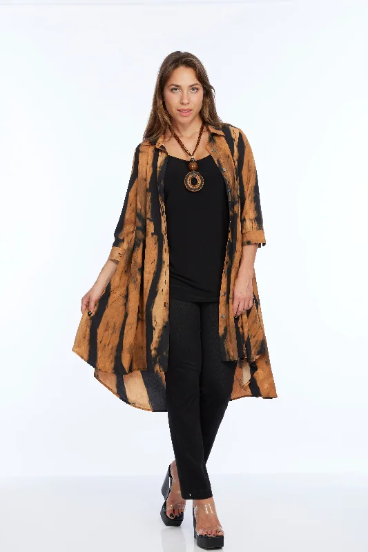 Odd Size Clearance Sale Burnt Orange Women's Shirt Dress | LIOR