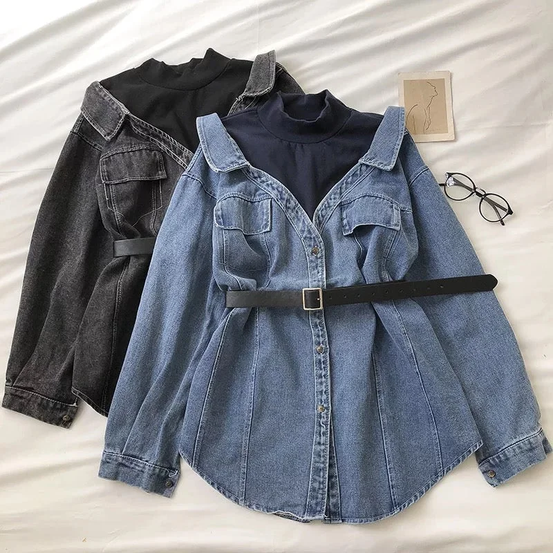 Fashion Frontiers Derby Denim Shirt Dress