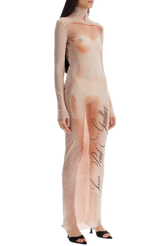 Sophisticated Style Jean Paul Gaultier Long Mesh Dress