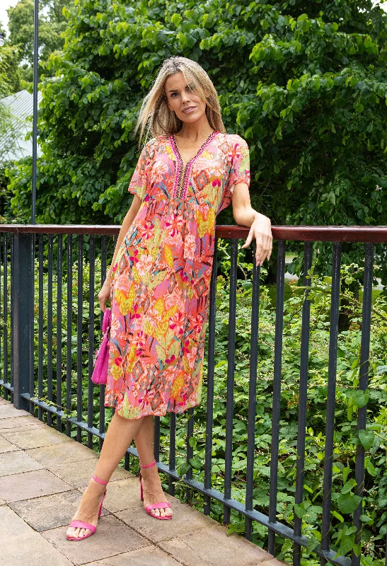 Big Discounts Print Pop Mesh Dress