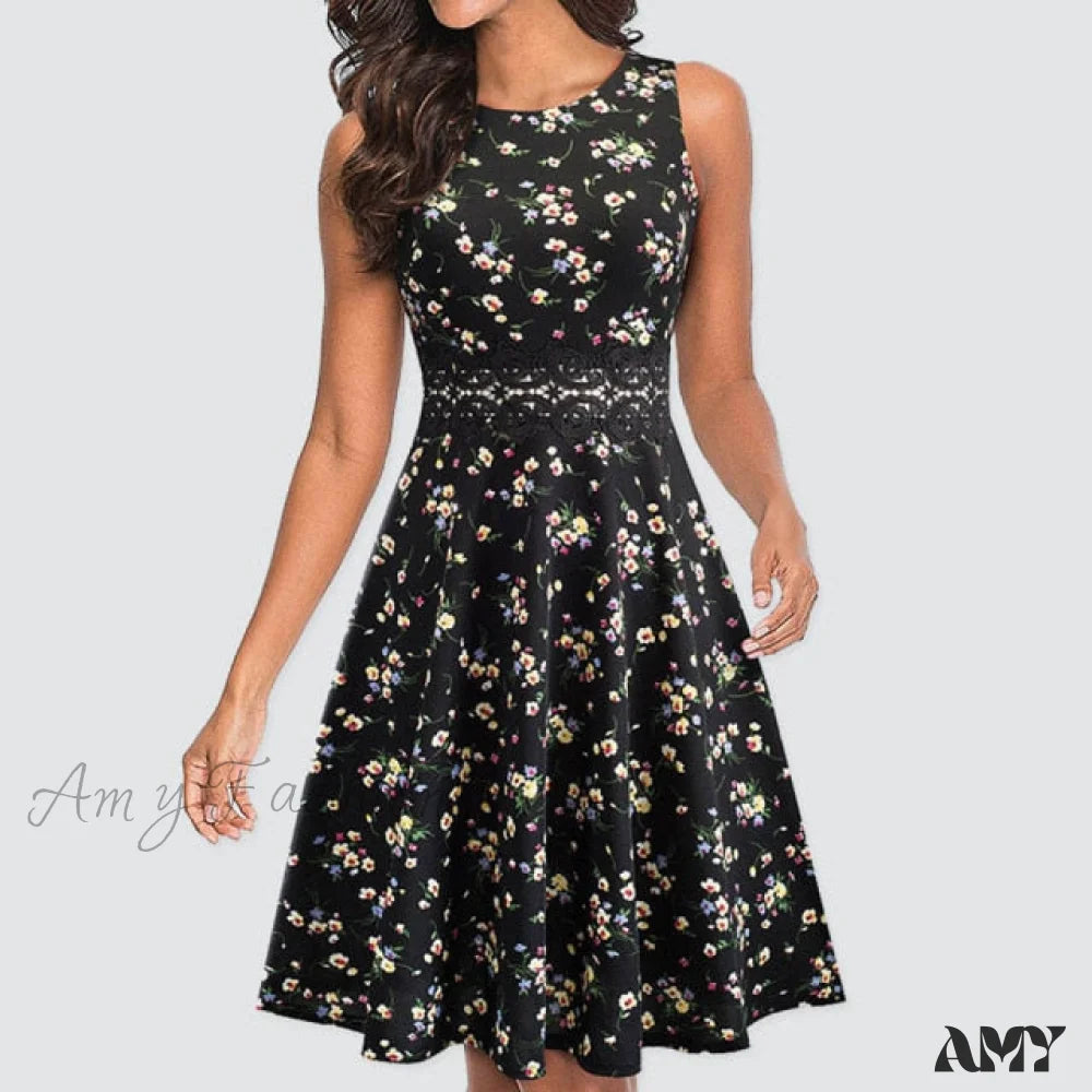 Black Floral