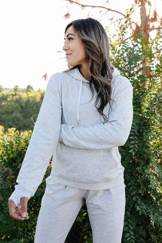 Women's Clothing For Outdoor Events Everyday Fleece-Lined Hoodie