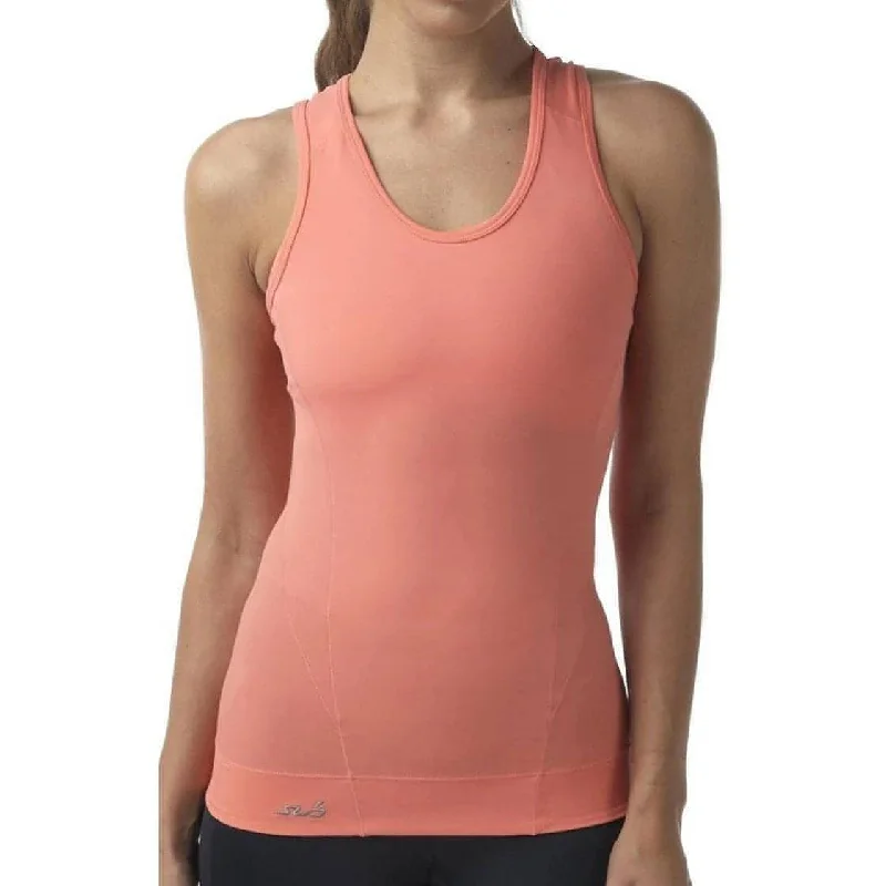Women's Sporty Chic Clothes Sub Sports Dual 2.0 Womens Compression Vest Tank Top - Orange